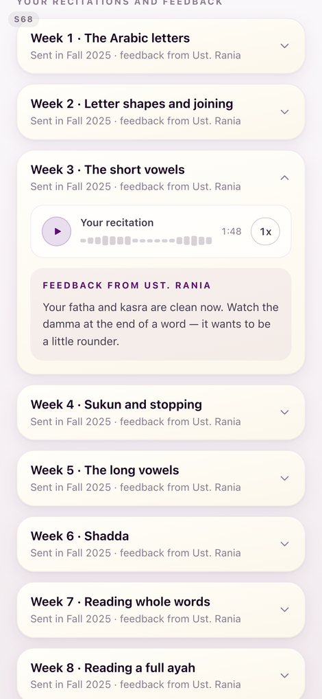 A WEEK OPENED · AFTER