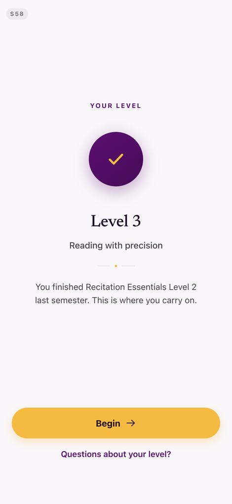 RETURNING STUDENT · BEFORE